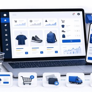 YASSTECH Ecommerce Launch Package illustration for WooCommerce online stores